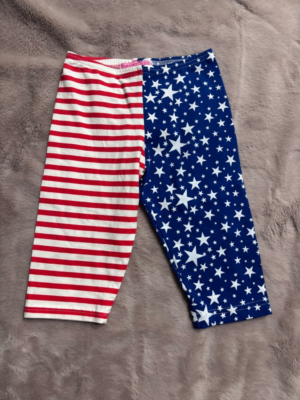 Kids' Red & Blue Star Stripe Pants